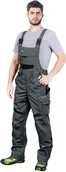 Odzież robocza - SPODNIE OCHRONNE OGRODNICZKI LHOLLMAN LH-TANZO-B; SZARO-CZARNY - miniaturka - grafika 1