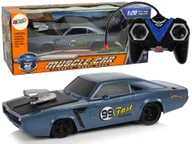 Zabawki zdalnie sterowane - ZDALNIE STEROWANE AUTO NAKLEJKI PILOT SPORTOWE SZARE - miniaturka - grafika 1