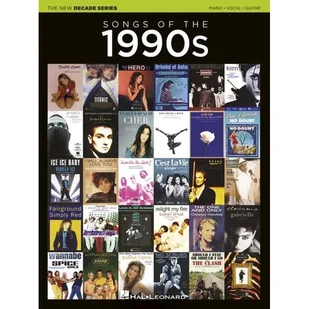 The new decade series: songs of the 1990s - piano, voix & guitare - compilation de 71 hits - Pozostałe książki - miniaturka - grafika 1