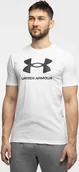 Koszulki męskie - Under Armour Koszulka męska Under Armour Sportstyle Logo biała 1382911 100 M - miniaturka - grafika 1