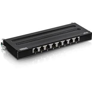 Trendnet TC-P08C6AS panel krosowniczy 0.5U - Panele krosownicze - miniaturka - grafika 1