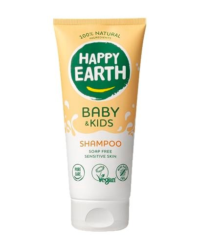 Happy Earth 100% naturalny szampon dla niemowląt i dzieci, 200 ml