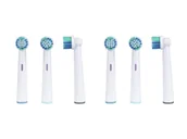 Końcówki do szczoteczek elektrycznych - Nevadent Końcówki do szczoteczek NZK 6 B1, 6 sztuk - miniaturka - grafika 1