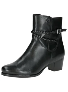 Caprice Damskie sztyblety Boot Heel 9-25309-43, Black Nappa, 39 EU, Czarna papka, 39 EU - Botki damskie - miniaturka - grafika 1