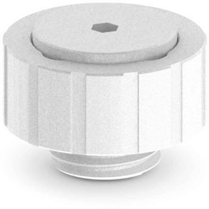 BitsPower ręczny wylot powietrza G1/4 Zoll AG - Arctic-biały BPM-ATETAIR-WH