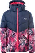 Kurtki narciarskie - Bejo Dziecięca kurtka zimowa pikowana Bejo Baldey II Jrg granatowo-różowa rozmiar 134 - miniaturka - grafika 1