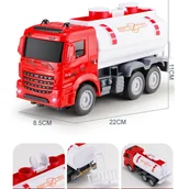 Zabawki zdalnie sterowane - CIĘŻARÓWKA ZDALNIE STEROWANA PILOTEM Z ZBIORNIKIEM NA WODĘ EFEKTY ŚWIETLNE - miniaturka - grafika 1