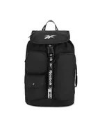 Plecaki - Reebok Plecak RBK-016-CCC-06 Czarny - miniaturka - grafika 1