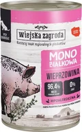 Mokra karma dla psów - Wiejska Zagroda Karma mokra dla psa Monobiałkowa dla psa Wieprzowina 400g - miniaturka - grafika 1