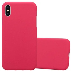 Etui ochronne Cadorabo do Apple iPhone XS MAX w czerwonym etui na telefon komórkowy TPU Etui Cover Case - Etui i futerały do telefonów - miniaturka - grafika 1
