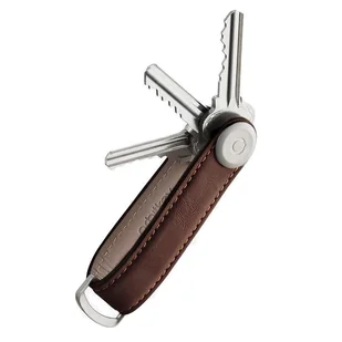 Skórzane etui organizer na klucze Orbitkey 2.0 Leather - espresso/brown - Etui na klucze - miniaturka - grafika 1
