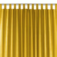 Zasłony - Zasłona MILANA kolor musztardowy styl klasyczny szelki 10 cm szenila 140x175 homede - CURT/HOM/MILANA/CHENILLE/TAB/MUSTARD/140x1 - miniaturka - grafika 1