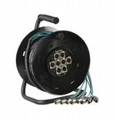 Kable - Pulse PLS00406 8-kanałowy kabel wielożyłowy 6/2 XLR stage box z bębnem 15m - miniaturka - grafika 1