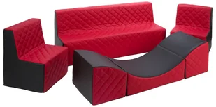 Komplet Mebelków Dla Dzieci: 2 X Fotelik + Kanapa + Leżanka Ekoskóra Pikowana Komplet Mebelków Dla Dzieci: 2 X Fotelik + Kanapa + Leżanka Ekoskóra P.. - Krzesła obrotowe dla dzieci - miniaturka - grafika 1