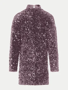 Kids ONLY Sukienka elegancka 15332470 Różowy Slim Fit - Sukienki i spódniczki dla dziewczynek - miniaturka - grafika 1