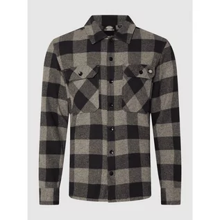 Koszule męskie - Koszula flanelowa o kroju regular fit z bawełny model New Sacramento - Dickies - grafika 1
