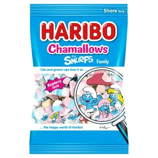 Haribo PIANKI OWOCOWE CHAMALLOWS THE SMURFS FAMILY 175 G Zakupy dla domu i biura! 402734 - Żelki - miniaturka - grafika 1