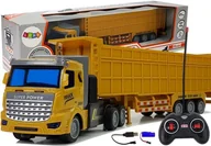 Zabawki zdalnie sterowane - ZDALNIE STEROWANA CIĘŻARÓWKA Z DUŻĄ PRZYCZEPĄ DLA DZIECI - miniaturka - grafika 1