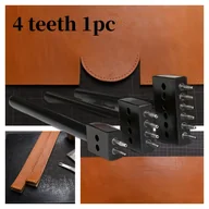 Rękodzieło - TEMU 4-w-1 narzędzie do dziurkowania skóry, regulowany 4mm ręczny dziurkacz, stalowa maszyna do dziurkowania skóry do naprawy, przenośne ręczne - miniaturka - grafika 1