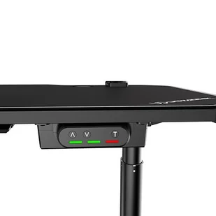 ULTRADESK Biurko dla gracza LEVEL RED, 140x66cm, 72-124cm, elektrycznie regulowana wysokość - Biurka gamingowe - miniaturka - grafika 11