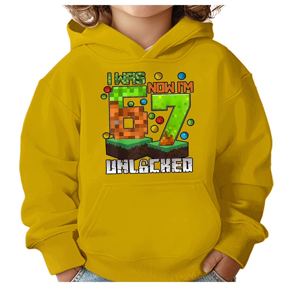 BLUZA DZIECIĘCA Z KAPTUREM 67 SIX SEVEN VIRAL 110-116 DLA DZIECKA PREZENT