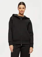 Bluzy damskie - Calvin Klein Bluza K20K208087 Czarny Relaxed Fit - miniaturka - grafika 1
