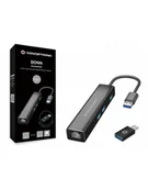 Huby USB - Conceptronics Conceptronic - hub - 3 ports USB hub - 3 - Czarny DONN07BA - miniaturka - grafika 1