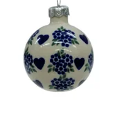 Bombki - Ceramiczna bombka mała Ceramika Bolesławiec - miniaturka - grafika 1