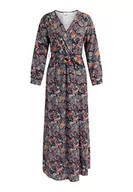 Sukienki - aleva Damska sukienka maxi z nadrukiem Paisley 15925610-AL04, czarna wielokolorowa, L, czarny wielokolorowy, L - miniaturka - grafika 1