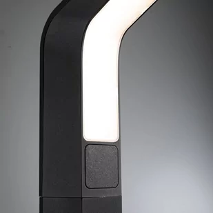 Paulmann słupek oświetleniowy LED Merano, czujnik, aluminium, antracyt - Lampy ogrodowe - miniaturka - grafika 1