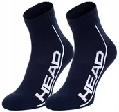 Skarpetki męskie - Head Skarpetki Skarpety Quarter Granat 43-46 2szt - miniaturka - grafika 1