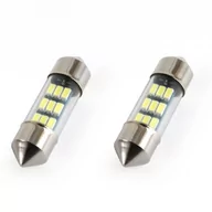 Żarówki samochodowe - AMiO Żarówki led c5w 31mm 9xsmd 3014 12v standard AMI-01089 - miniaturka - grafika 1