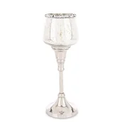 Świeczniki - Świecznik kryształowy 24x8 cm KIELISZEK - miniaturka - grafika 1