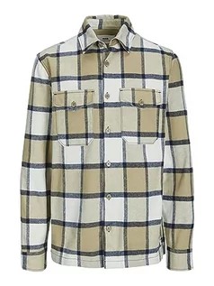 Koszule męskie - JACK & JONES Męska koszula Rddari Check L/S Sn, Twill/Checks:comfort Fit, S - grafika 1
