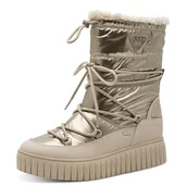 Kozaki damskie - Marco Tozzi Damskie 2-26413-45 modne kozaki, taupe Comb, 39 EU, Taupe Comb, 39 EU - miniaturka - grafika 1