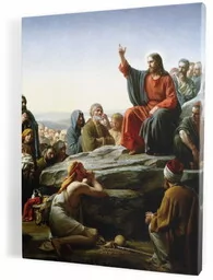 Nauczanie na górze - obraz na płótnie canvas - Ikony i obrazy sakralne - miniaturka - grafika 1