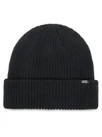 Czapki damskie - Vans Czapka Core Basic Cuff Beanie VN000QB4BLK1 Czarny - miniaturka - grafika 1
