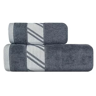 Ręcznik 70 x 140 Bawełniany 500g/m2 Orion Popiel - Ręczniki - miniaturka - grafika 2