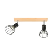 Lampy pozostałe - Lampa reflektor spot MEGAN WOOD 2344260 Spot-Light - miniaturka - grafika 1