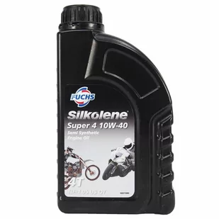 FUCHS Silkolene Super 4 10w40 1L - olej motocyklowy półsyntetyczny - Oleje silnikowe - miniaturka - grafika 1