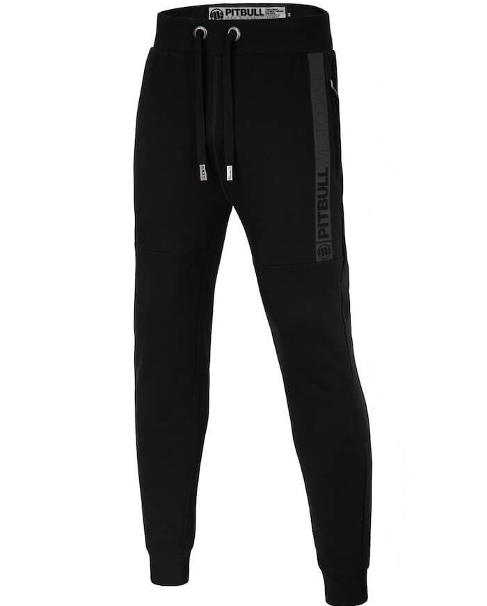 Spodnie sportowe PIT BULL NEW HILLTOP czarne-L