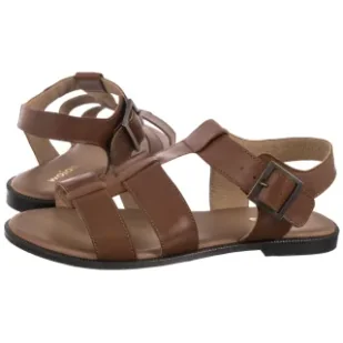 Sandały Brązowe 76211-53 (WO309-a) Wojas - Sandały damskie - miniaturka - grafika 1