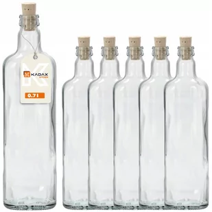 KADAX Butelka Na Nalewki Z Korkiem Wino fi21 6szt - Domowy wyrób alkoholu KADAX Butelka Na Nalewki Z Korkiem Wino fi21 6szt - Domowy wyrób alkoholu - miniaturka - grafika 1