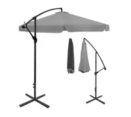 Parasole ogrodowe - Składany parasol ogrodowy 350 cm XXL pokrowiec grafitowy 8-ramienny - miniaturka - grafika 1