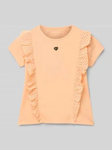 T-shirt z falbanami model ‘GARMENT’ - Koszulki dla dziewczynek - miniaturka - grafika 1