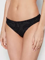 Stroje kąpielowe - Seafolly Dół od bikini Costa Bella 40054-922 Czarny - miniaturka - grafika 1