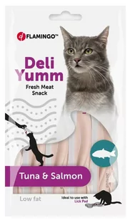 Flamingo Pasta Deli Yumm dla kotów z tuńczyk 5 x 14 g - Przysmaki dla kotów - miniaturka - grafika 1