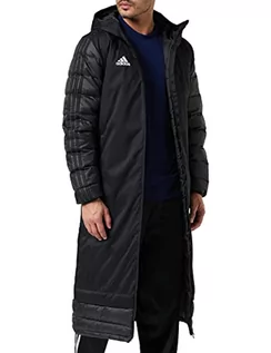 Kurtki męskie - Adidas Jkt18 Wint Coat męska kurtka sportowa czarny czarny/biały 3XL BQ6590 - grafika 1