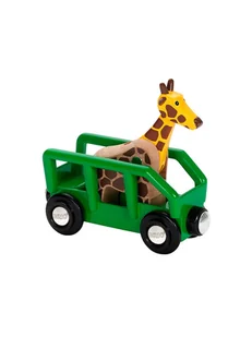 Brio Wagonik z żyrafą - 3+ - Pociągi dla dzieci - miniaturka - grafika 1