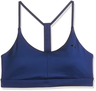 PUMA Biustonosz sportowy z paskiem o niskim uderzeniu Różowa Chmura XL - Biustonosze - miniaturka - grafika 1